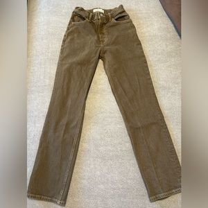 nwot Abercrombie and Fitch size 24 00 curve love jeans